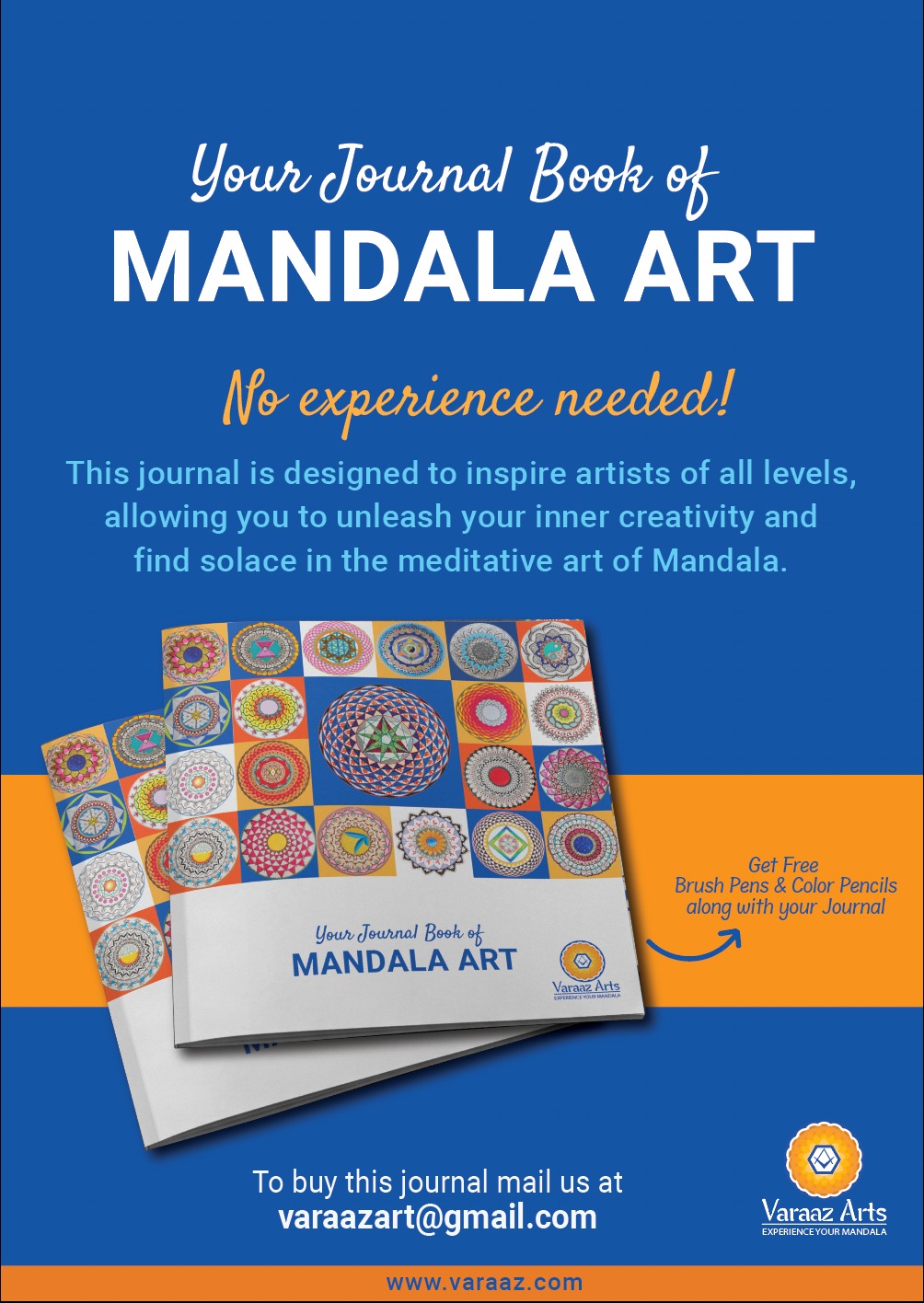 Your Journal Book of Mandala Art by Varaaz Arts