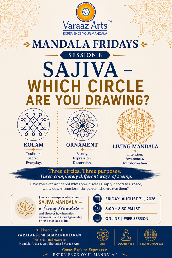 Sajiva — Which Circle Are You Drawing? | Mandala Fridays Session 8