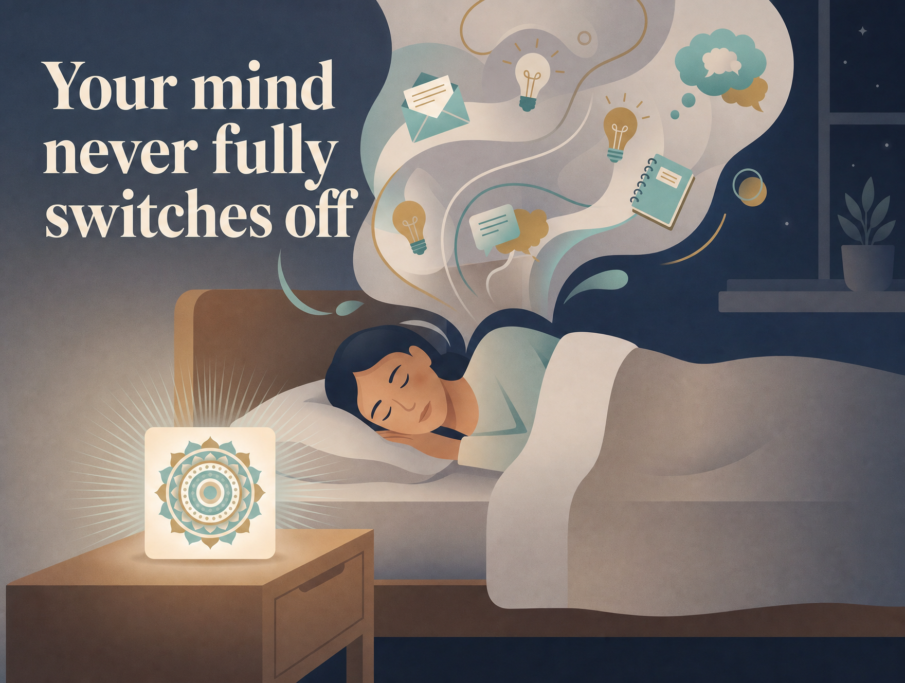 Your mind never fully switches off — mandala art for mental rest, Varaaz Arts