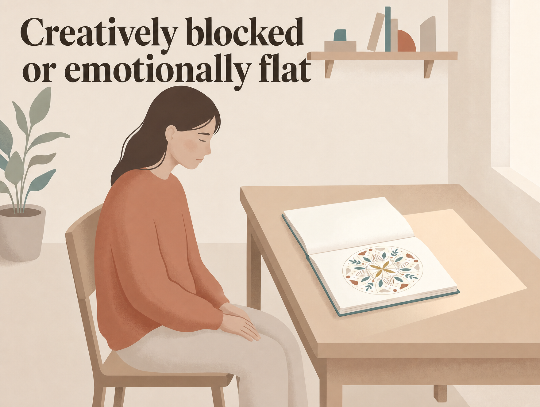 Creatively blocked or emotionally flat — mandala art as a creative container, Varaaz Arts
