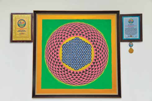 Ekam Advityam — World Record Sacred Geometry Mandala by Varaaz Arts