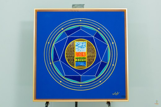 A Vision — Sacred Geometry Mandala Art by Varaaz Arts