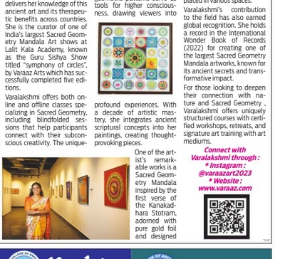 New Indian Express — Varaaz Arts coverage